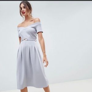ASOS sweetheart midi dress